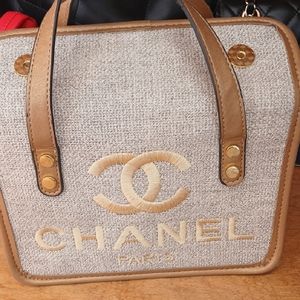 Chanel Tan and Cream Women's Bag